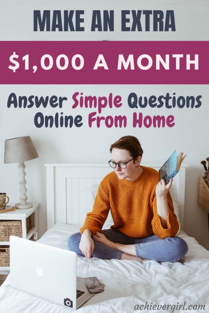 Make money taking surveys from the best paying survey sites achiever girl